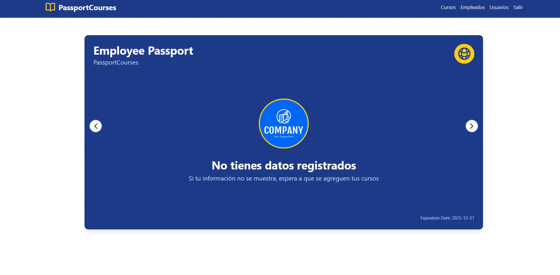 Pasaporte de Cursos